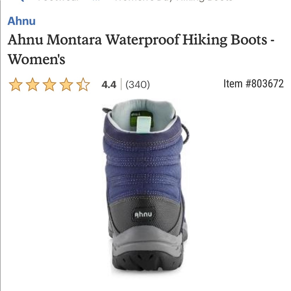 Ahnu Montara Waterproof Hiking Boots 7 last pair - Picture 15 of 17
